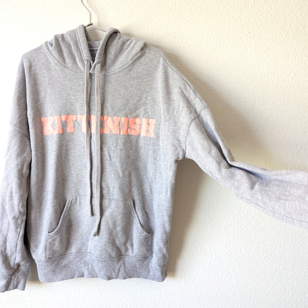 Kittenish Essential Basic Gray Pullover Hoodie Sw… - image 1